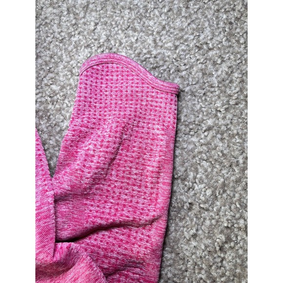 Gymshark High Rise Vital Boost Scrunched Butt Legging in Dark Sunset Pink Size S - Picture 7 of 8